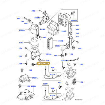 SSF500021A LAND ROVER - SENSOR - ABS From AUTOTEC