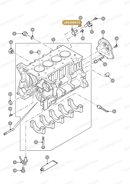LR020051G LAND ROVER - POINTER - IGNITION TIMING From OEM