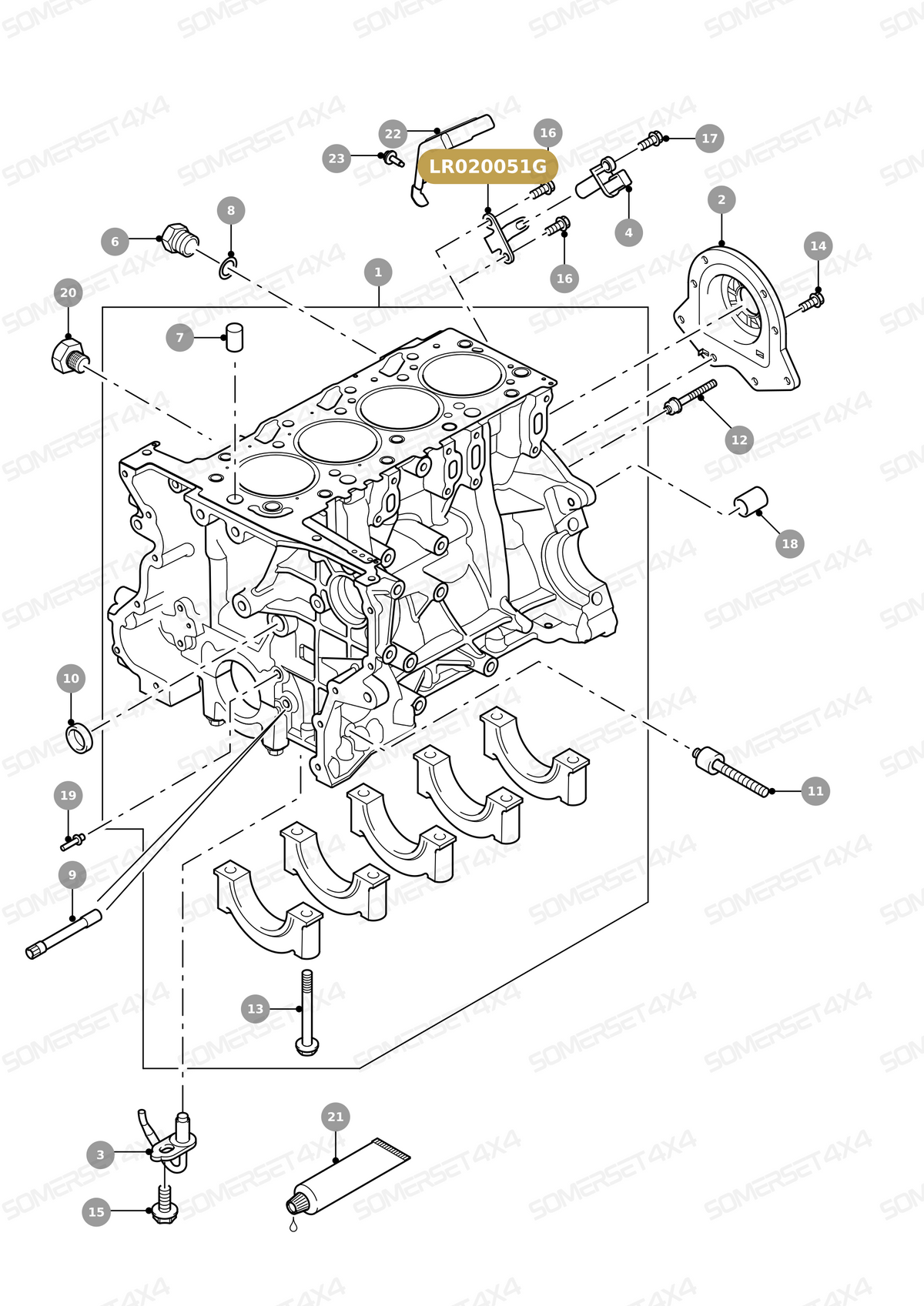 LR020051G LAND ROVER - POINTER - IGNITION TIMING From OEM