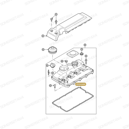 LR004440 LAND ROVER - GASKET - CYLINDER HEAD - CAMSHAFT COVER - TD4 2.4 DIESEL From ALLMAKES