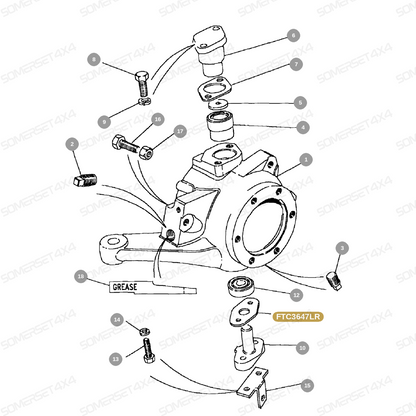 FTC3647LR GENUINE LAND ROVER - GASKET