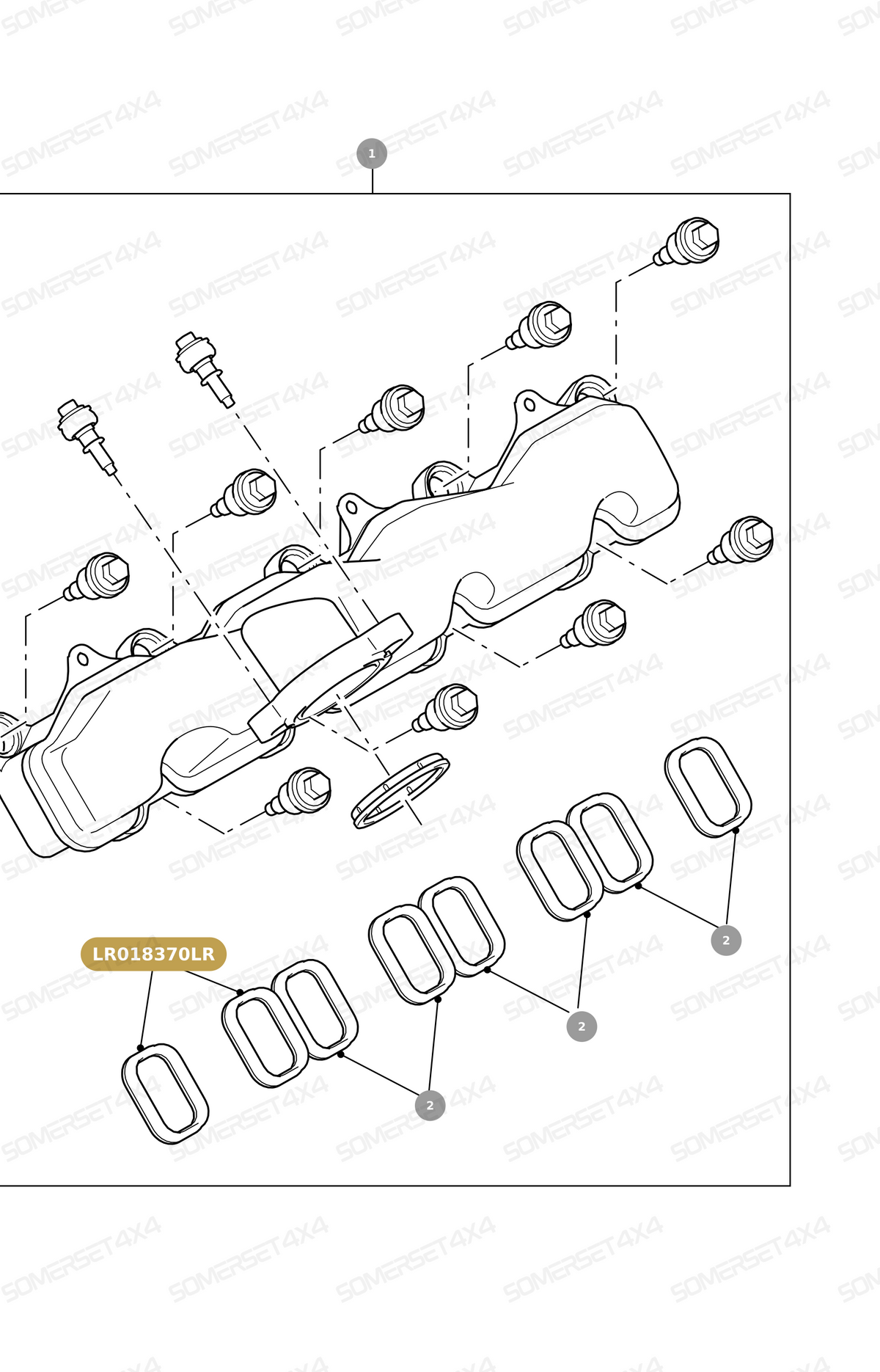 LR018370LR GENUINE LAND ROVER - SEAL