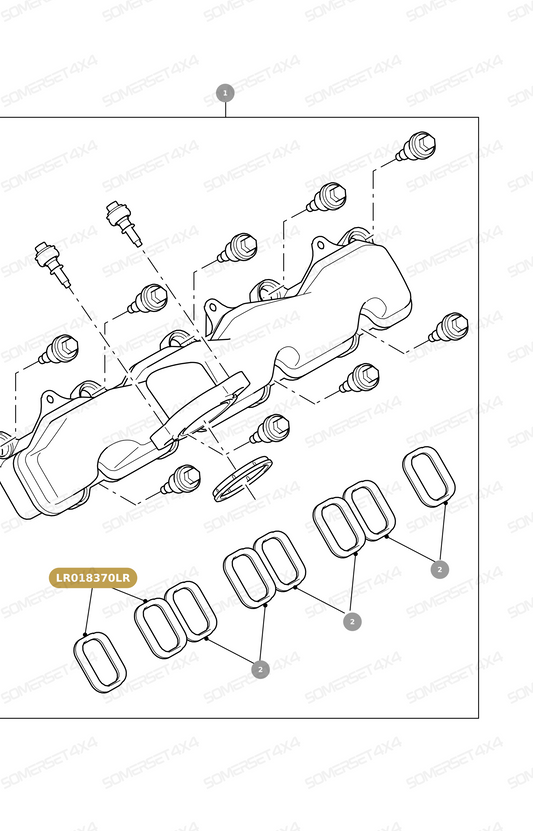 LR018370LR GENUINE LAND ROVER - SEAL