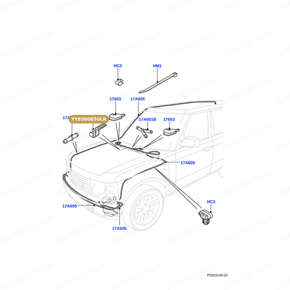 YYE000050LR GENUINE LAND ROVER - CLIP