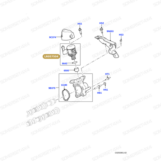 LR057504 LAND ROVER - FUEL PUMP From BOSCH