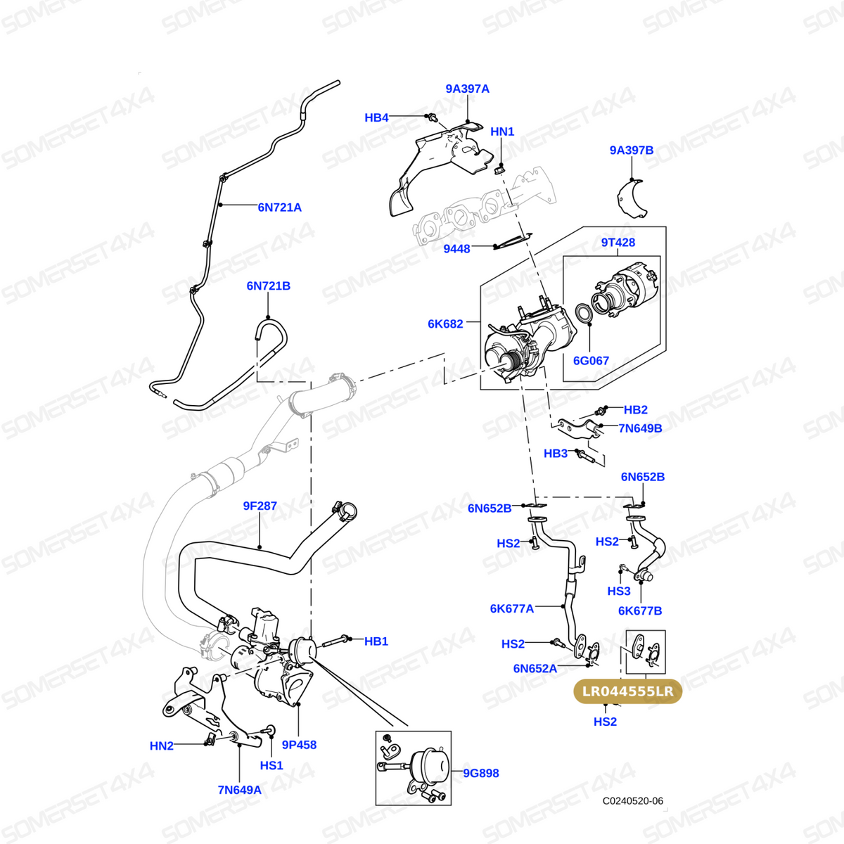 LR044555LR GENUINE LAND ROVER - PLUG - BLANKING