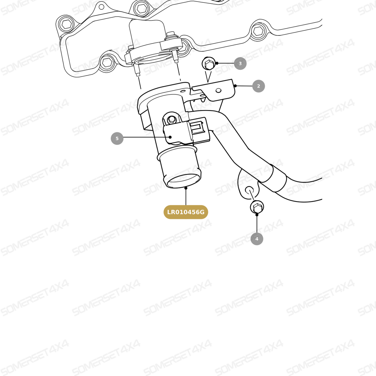 LR010456G LAND ROVER - TUBE - CONNECTING From OEM