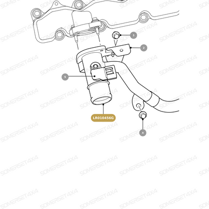 LR010456G LAND ROVER - TUBE - CONNECTING From OEM