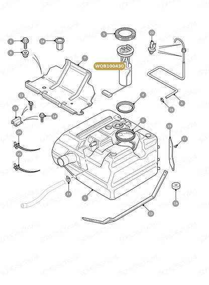 WQB100430 LAND ROVER - PUMP-FUEL TANK From ALLMAKES