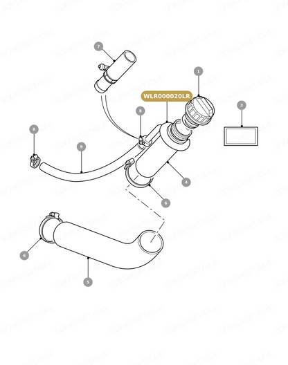 WLR000020LR GENUINE LAND ROVER - GROMMET