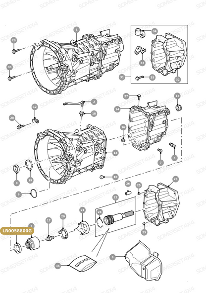 LR0058800G LAND ROVER - SEAL ASSY - OIL From OEM