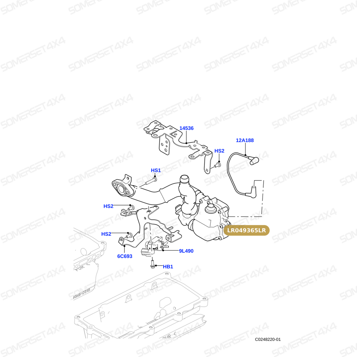 LR049365LR GENUINE LAND ROVER - SYMPOSER