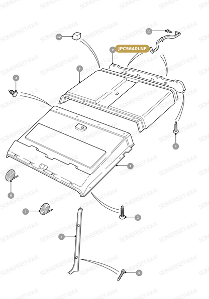JPC5640LNF LAND ROVER - HANDLE - GRAB From ALLMAKES