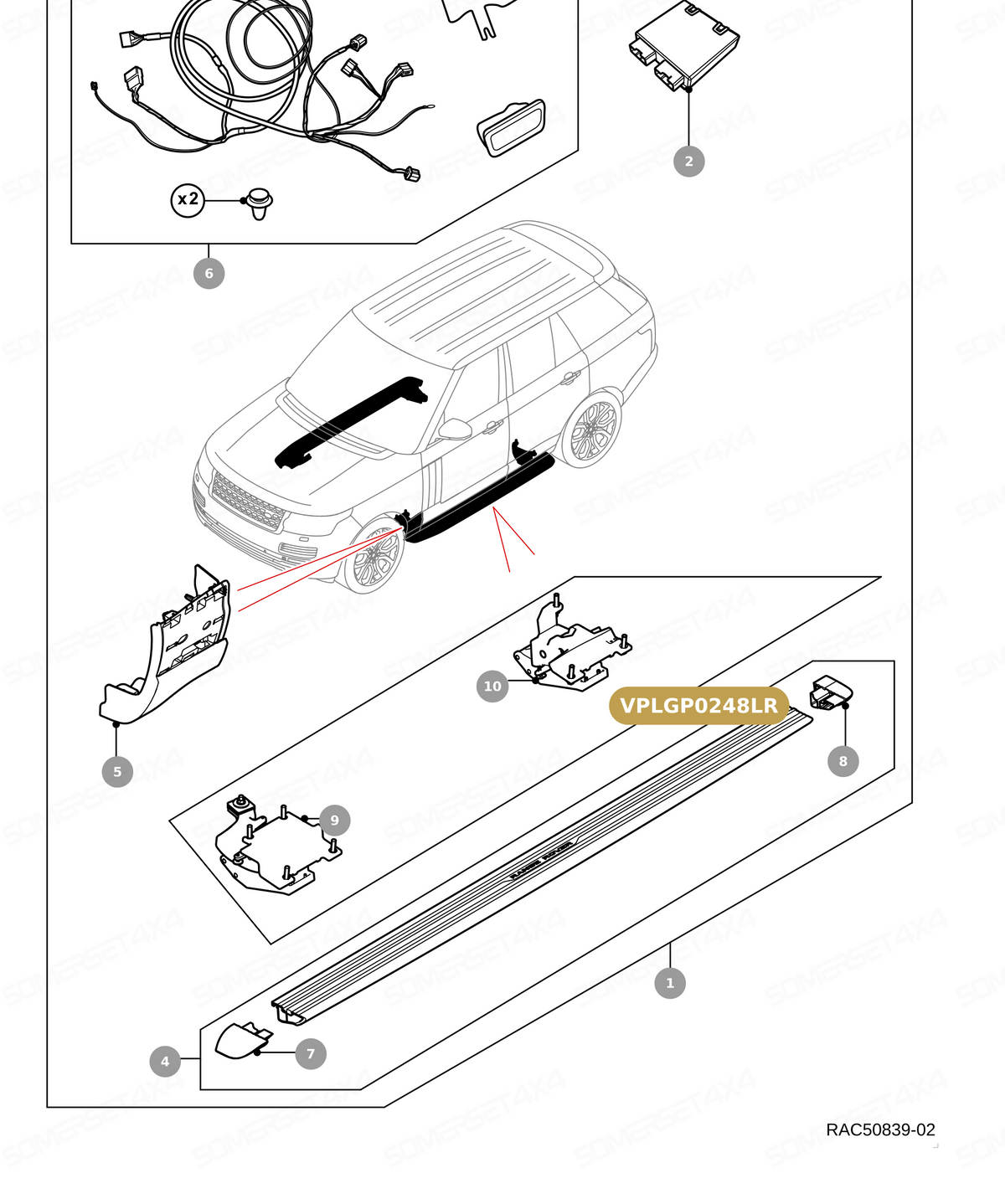 VPLGP0248LR GENUINE LAND ROVER - Drive Motor