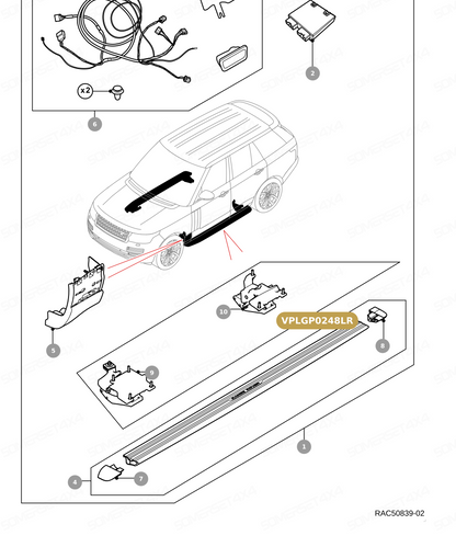 VPLGP0248LR GENUINE LAND ROVER - Drive Motor