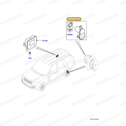 LR036573G LAND ROVER - MODULE - ELECTRIC PARKING BRAKE From PR2 ALLMAKES OE