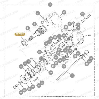 217325 LAND ROVER - BEARING From ALLMAKES