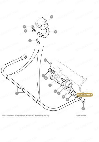 WC116101LR GENUINE LAND ROVER - WASHER