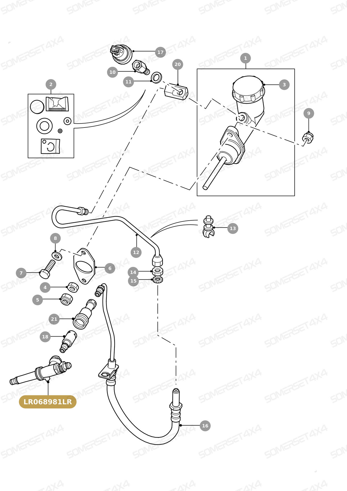 LR068981LR GENUINE LAND ROVER - ADAPTOR