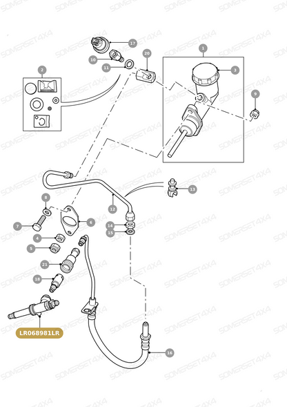 LR068981LR GENUINE LAND ROVER - ADAPTOR