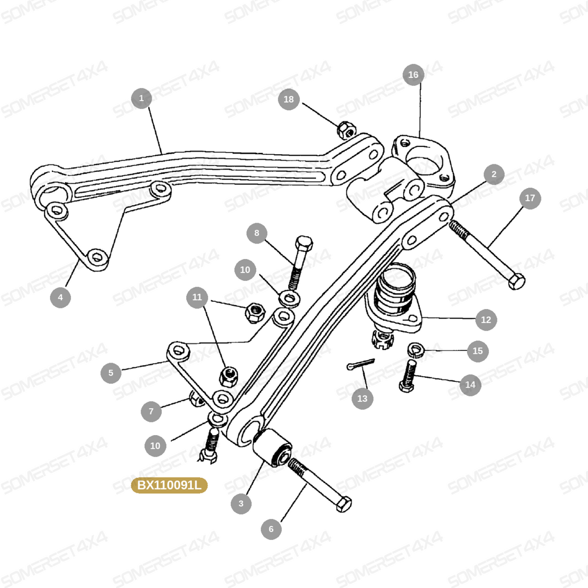 BX110091L LAND ROVER - BOLT From ALLMAKES