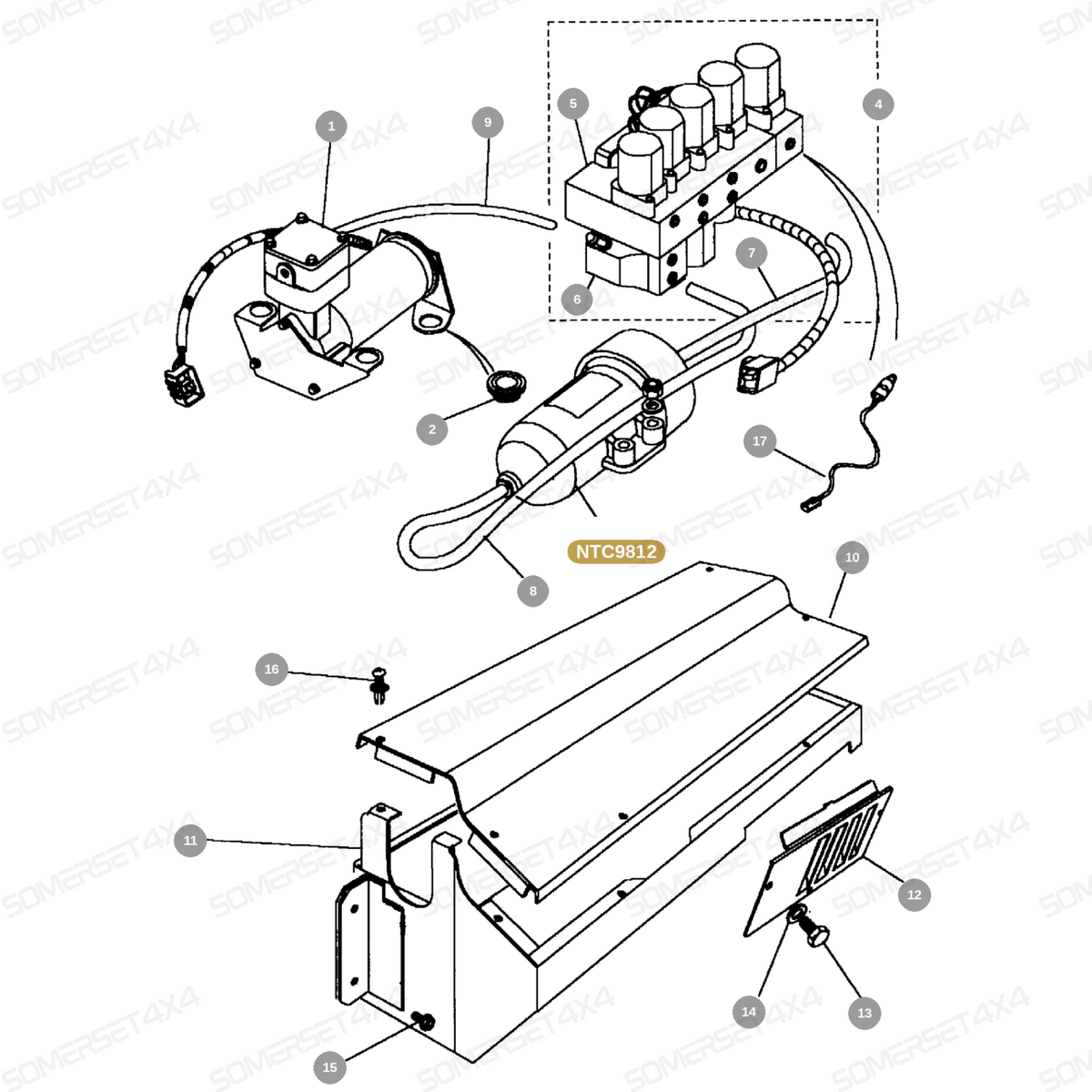 NTC9812 LAND ROVER - DRYER - AIR SUSPENSION From ALLMAKES