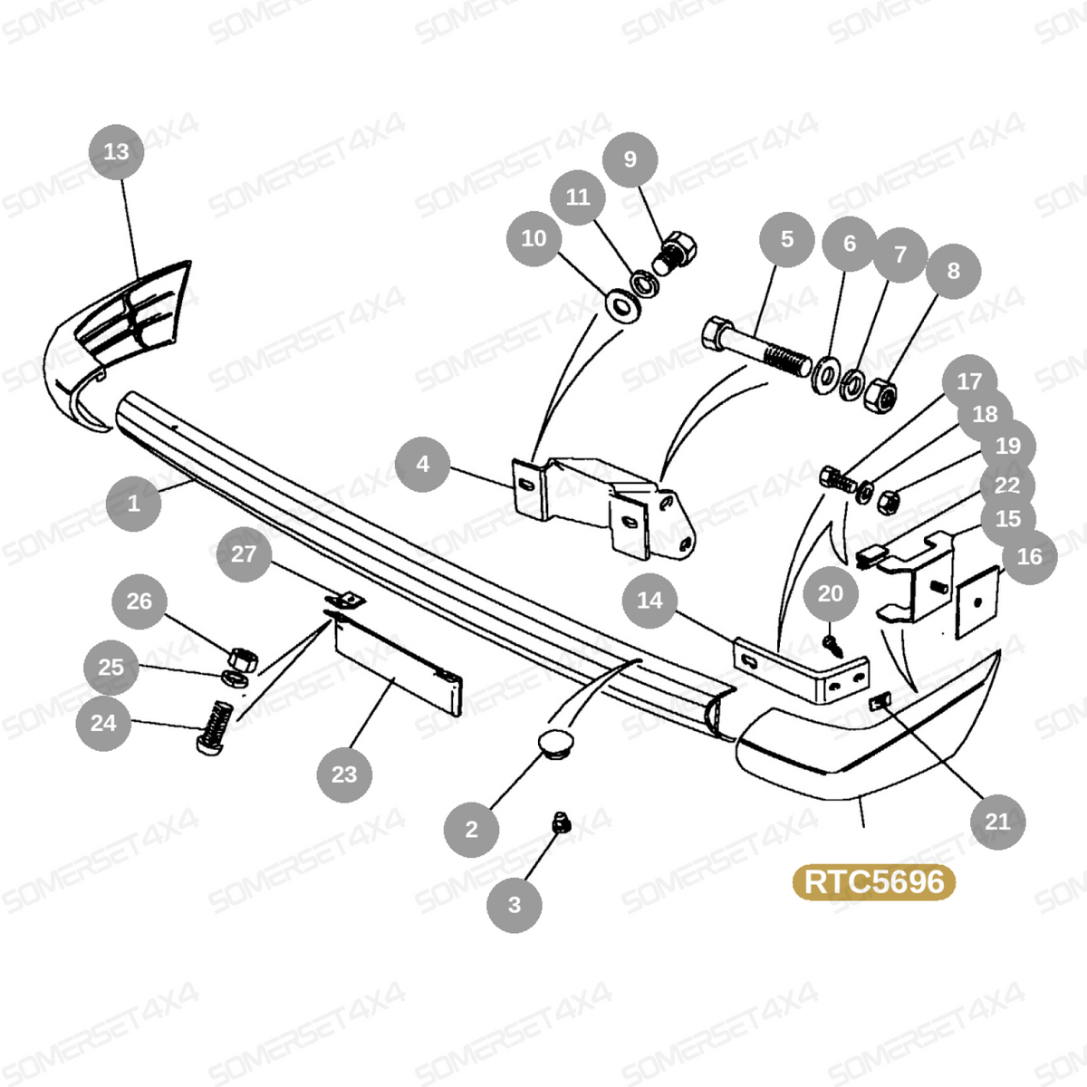 RTC5696 LAND ROVER - FINISHER From ALLMAKES