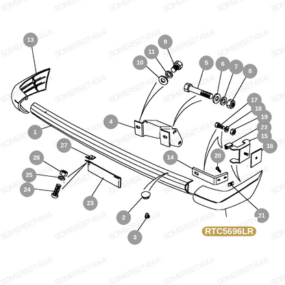 RTC5696LR GENUINE LAND ROVER - FINISHER