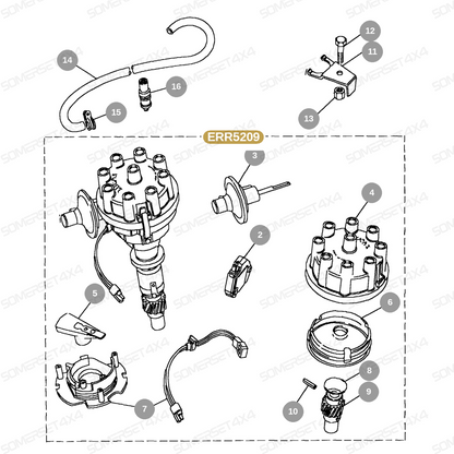 ERR5209 LAND ROVER - DISTRIBUTOR From ALLMAKES