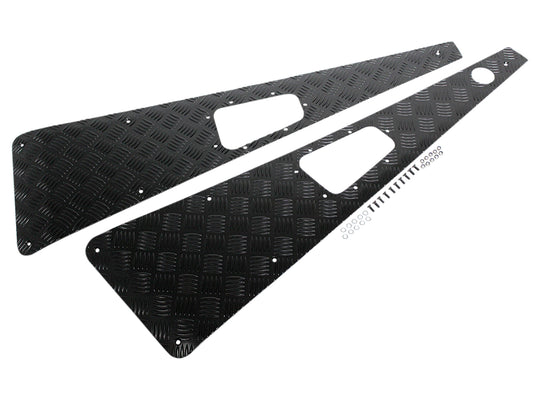 TF8226 LAND ROVER - WING TOPS-CHEQ PLATE-BLACK- LAH-PRE-07