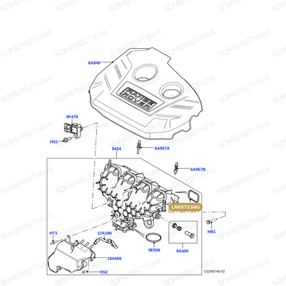 LR057234G LAND ROVER - GASKET - INTAKE MANIFOLD From OEM