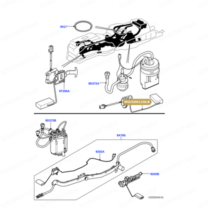 WGI500120LR GENUINE LAND ROVER - SENDER - FUEL TANK