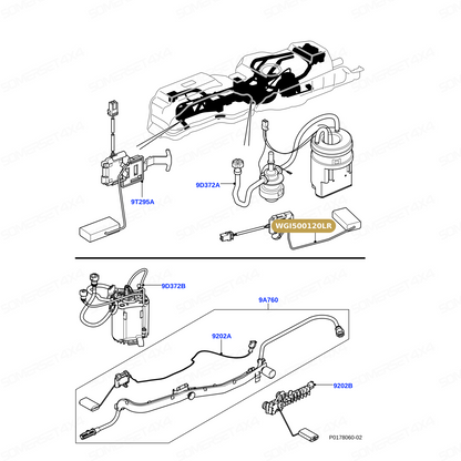 WGI500120LR GENUINE LAND ROVER - SENDER - FUEL TANK