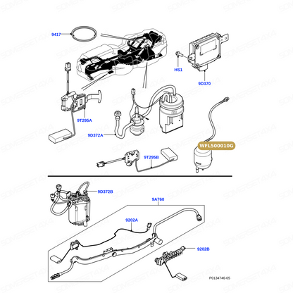 WFL500010G LAND ROVER - FILTER ASSY From VDO