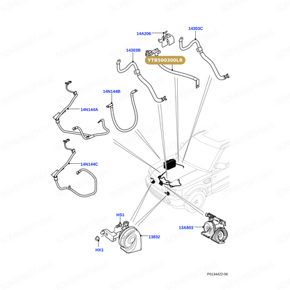 YTB500300LR GENUINE LAND ROVER - WIRING