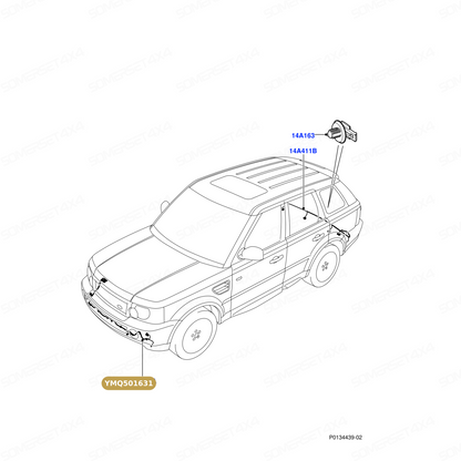 YMQ501631 LAND ROVER - WIRE ASSY From PR2 ALLMAKES OE