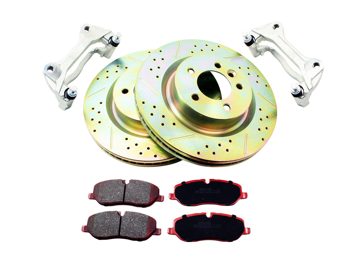 TF636 LAND ROVER - TERRAFIRMA LAND ROVER - 325mm to 345mm brake upgrade with Premium Ceramic pads & TF CDG discs D3/D4/RRS