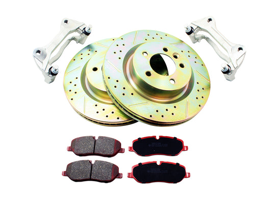 TF636 LAND ROVER - TERRAFIRMA LAND ROVER - 325mm to 345mm brake upgrade with Premium Ceramic pads & TF CDG discs D3/D4/RRS