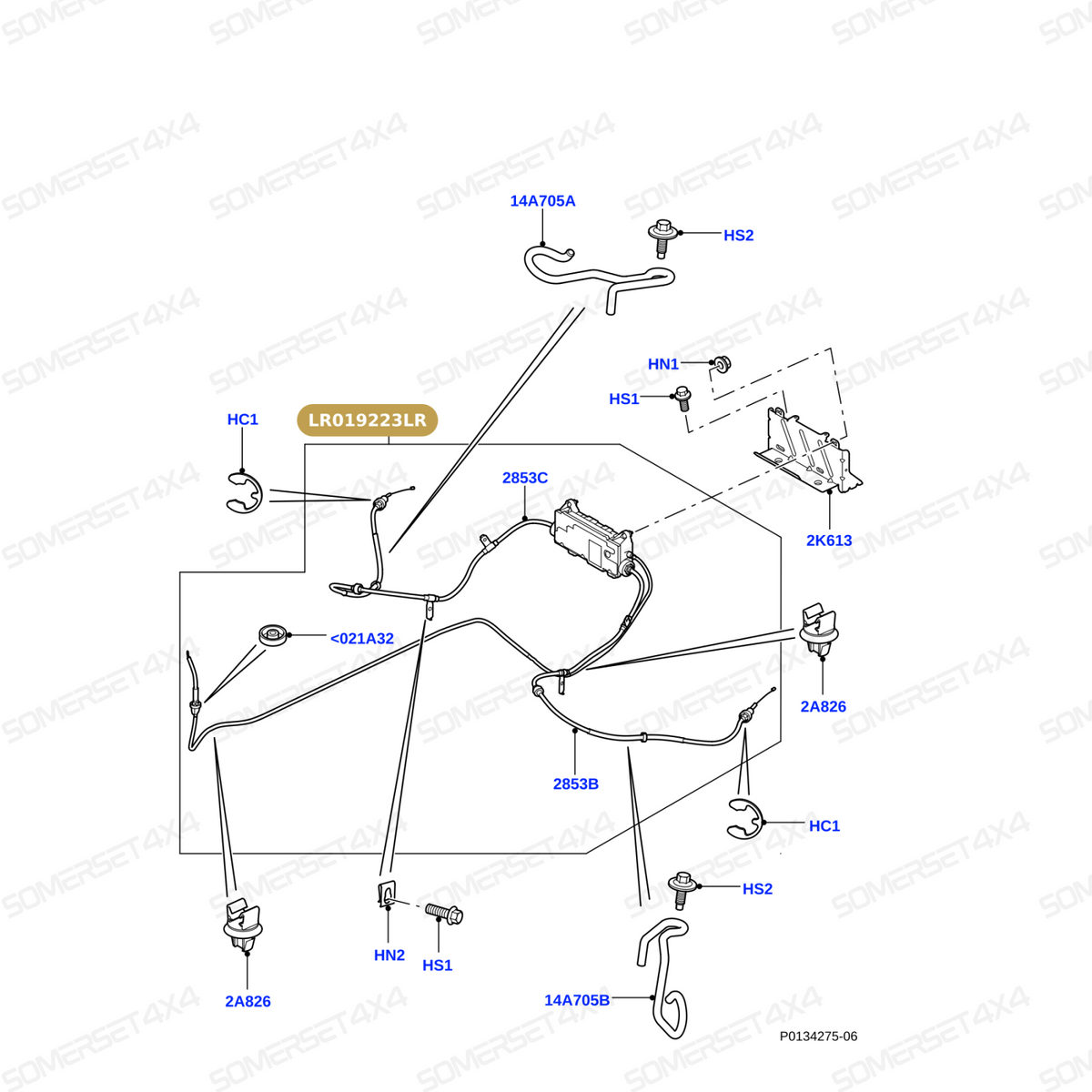 LR019223LR GENUINE LAND ROVER - MODULE - ELECTRIC PARKING BRAKE