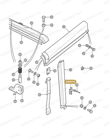 330579 LAND ROVER - FRONT HOOK From ALLMAKES