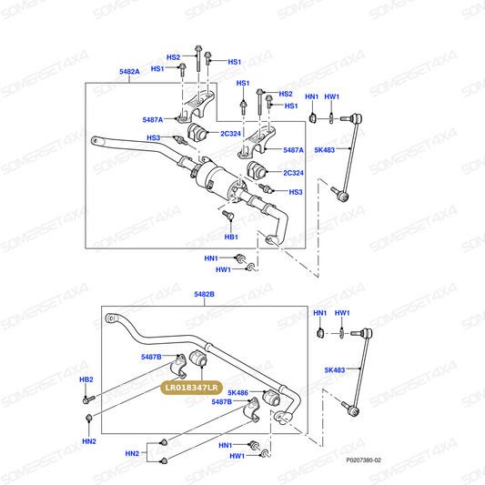 LR018347LR GENUINE LAND ROVER - SPACER