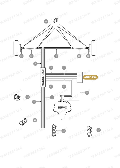 ANR3194 LAND ROVER - VALVE - BRAKE From AP DRIVELINE