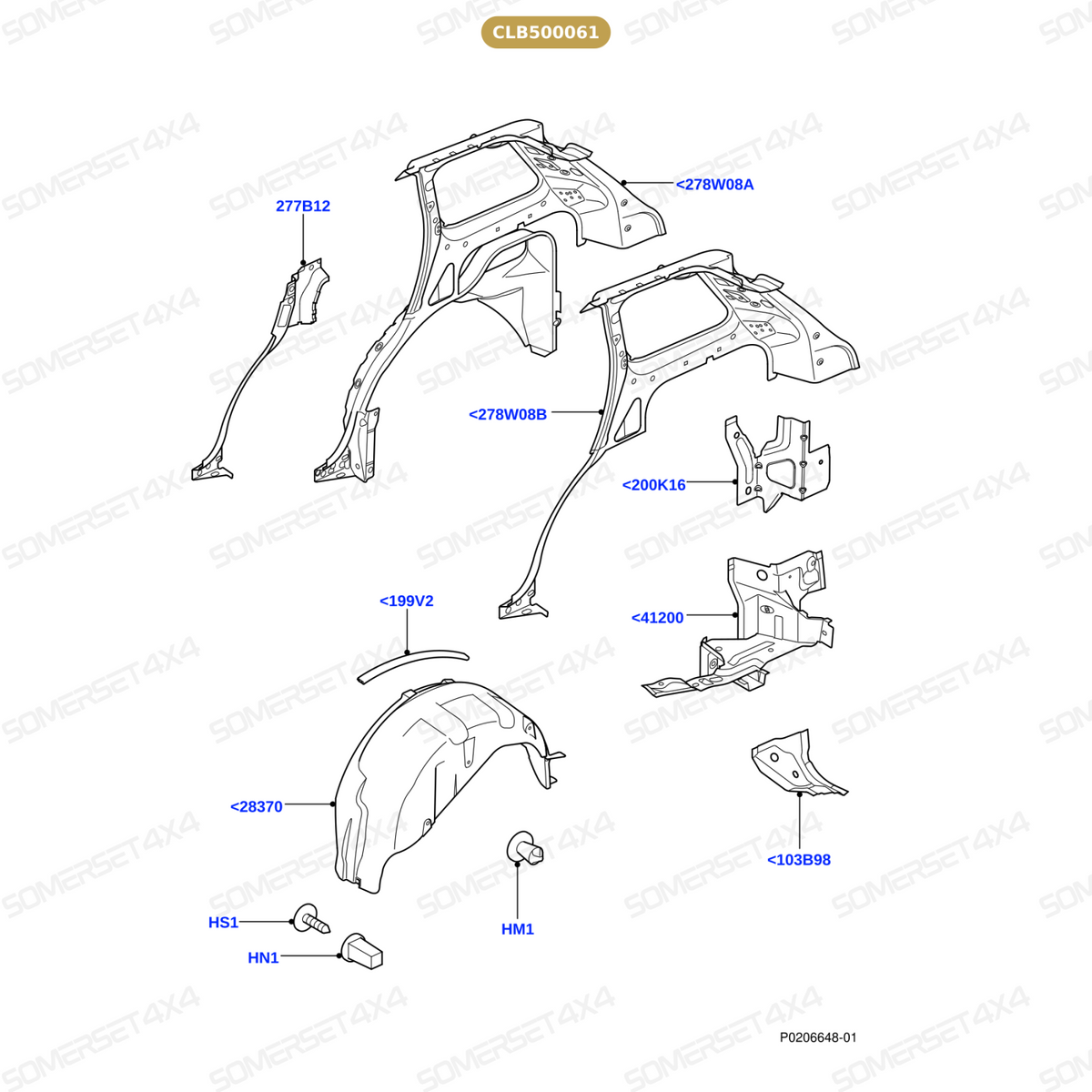 CLB500061 LAND ROVER - PROTECTOR From ALLMAKES