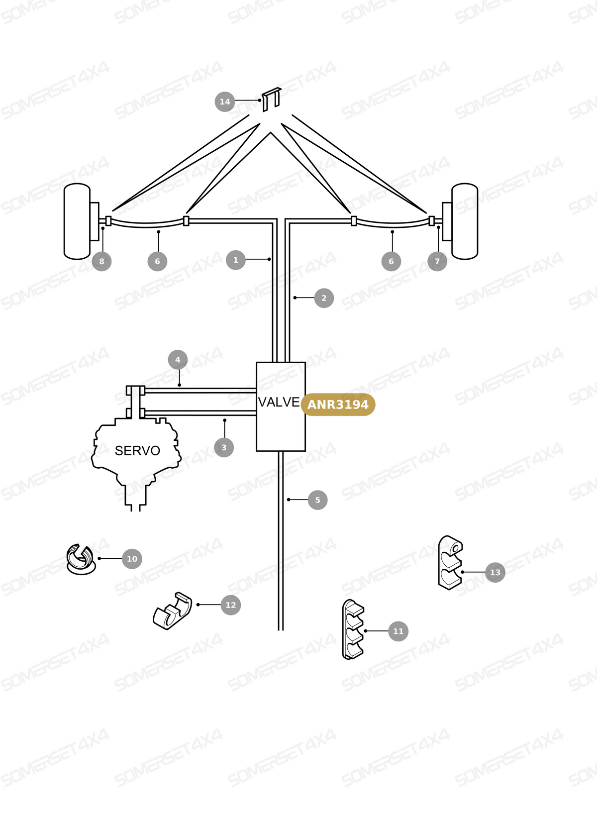 ANR3194 LAND ROVER - VALVE - BRAKE From AP DRIVELINE
