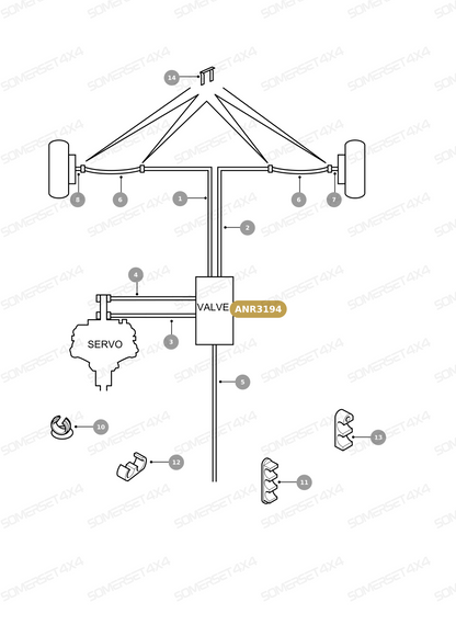 ANR3194 LAND ROVER - VALVE - BRAKE From AP DRIVELINE