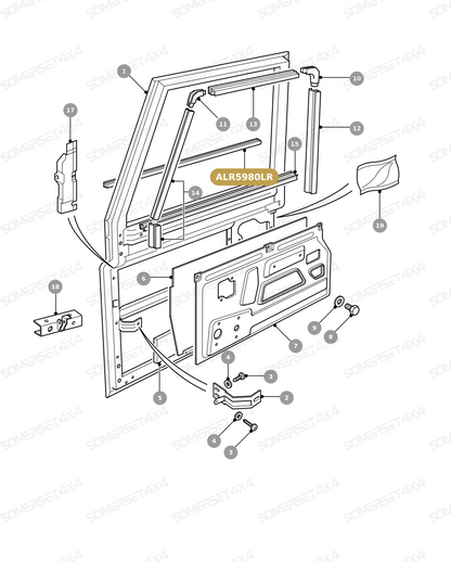 ALR5980LR GENUINE LAND ROVER - SEAL