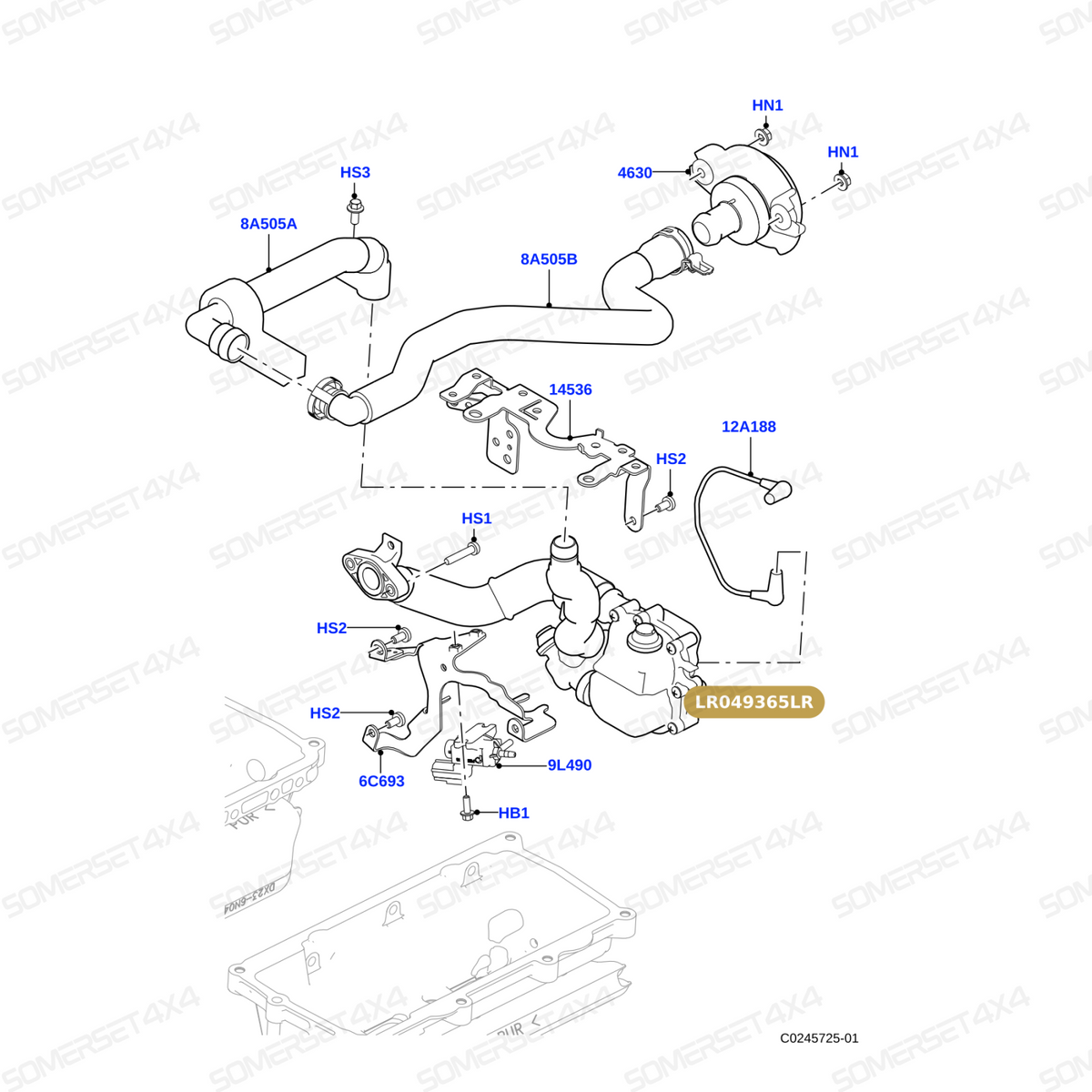 LR049365LR GENUINE LAND ROVER - SYMPOSER
