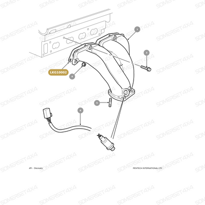LKG10002 LAND ROVER - EXHAUST MANIFOLD GASKET 2.0 MPI FITS DISCOVERY 1 From REINZ