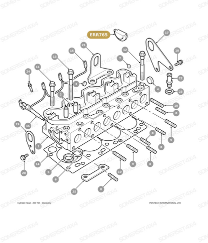 ERR765 LAND ROVER - SEAL - RUBBER - PLUG - CYLINDER BLOCK - 200TDI From ALLMAKES