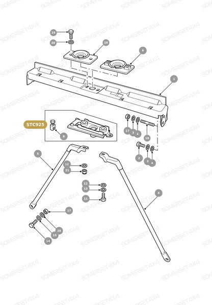 STC925 LAND ROVER - CATCH - BONNET LOCK - HOOD From ALLMAKES